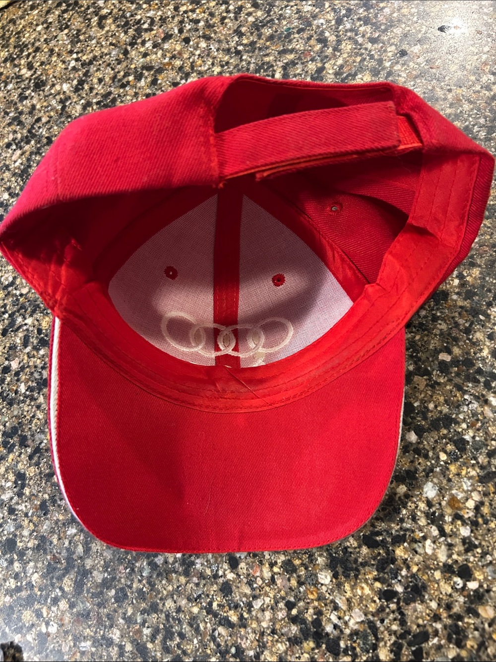 Audi Red Logo Baseball Cap - Picture 5 of 6